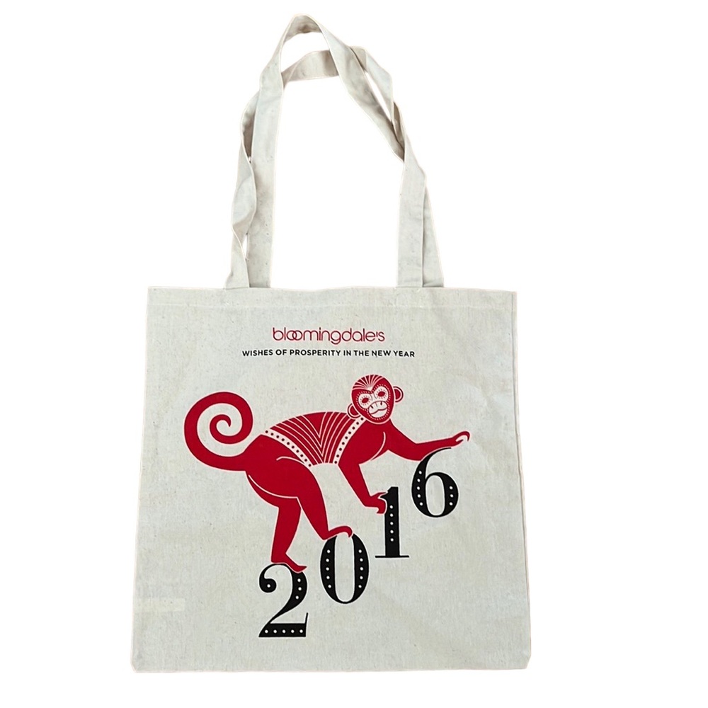BLOOMINGDALE’S 2016 Canvas Tote Bag~Year of Monkey